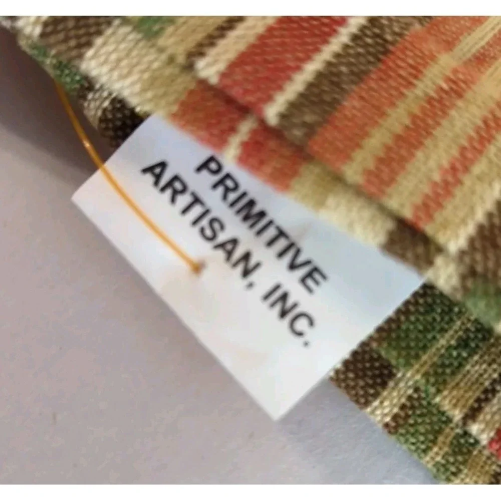 100% Cotton‎ Striped Handloom TABLECLOTH By Primitive Artisans Inc 60x60